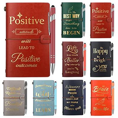 Estune 48 Pcs Thank You Gifts Employee Appreciation Gifts Bulk Include 24  Pcs Motivational Journal Notebooks and 24 Pcs Inspirational Pens Set Thank