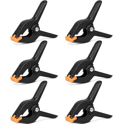 dophee 20-Pack Spring Clamps for Woodworking, Heavy Duty Plastic Clips  Crafts Backdrop Stand Photography Studio Backdrop Clips Muslin Backdrop  Clamps, 2 inch - Yahoo Shopping