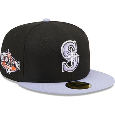 Men's New Era Black York Mets Side Patch 59FIFTY Fitted Hat