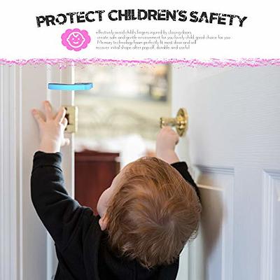 Wittle Door Safety for Kids, 4 Door Knob Covers & 2 Finger Pinch Guards