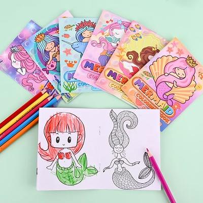 VTYEPOU Coloring Book Mermaid Party Favors - 36 Pack Mini Bulk Coloring  Books for Kids Ages 4-8 Girls Birthday Party Favors