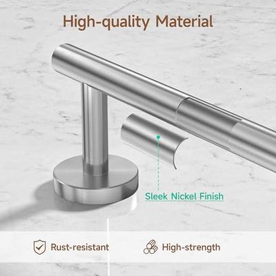USHOWER Brushed Nickel Bathroom Accessories Set, 18-Inch Towel Bar Set Wall  Mounted, Durable SUS304 Stainless Steel Bathroom Hardware Set, 4-Piece -  Yahoo Shopping