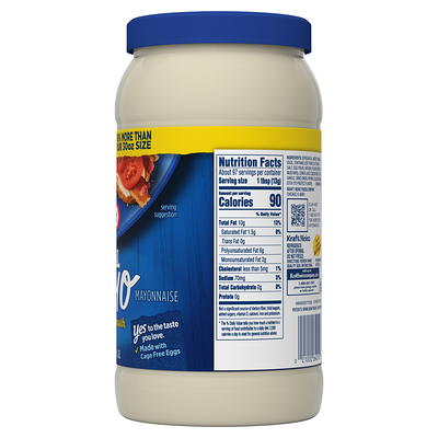 Kraft Real Mayo Creamy & Smooth Mayonnaise, 48 fl oz Jar - Yahoo Shopping