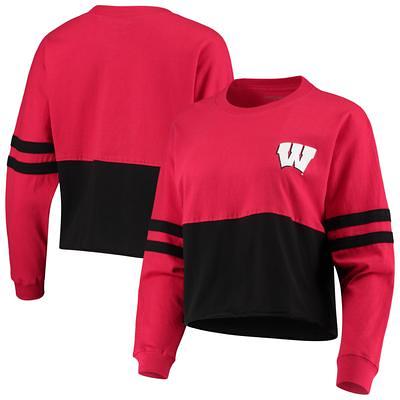 Women's New Era Red Washington Nationals Baby Jersey Cropped Long Sleeve T- Shirt - Yahoo Shopping