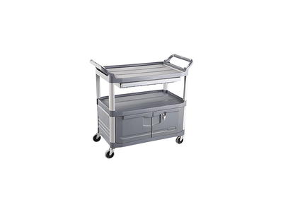 Rubbermaid FG409400GRAY Xtra Gray 300 lb. Instrument Cart with