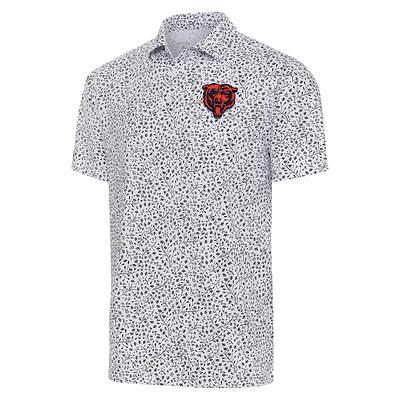 Men's Antigua White Chicago Bears Compass Polo - Yahoo Shopping