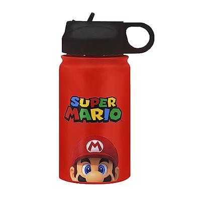 Mario, Super Mario Bros 12oz Flip Top Insulated Kids Bottle