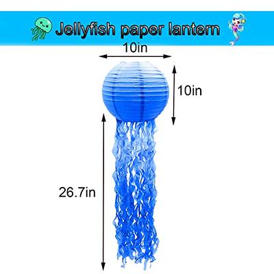 TUSAUW 6pcs Jelly Fish Paper Lanterns for Wedding Kids Birthday Baby Shower Party  Decoration Wishes Lantern Ocean Mermaid Themed Party Decoration (Pure  Color) - Yahoo Shopping