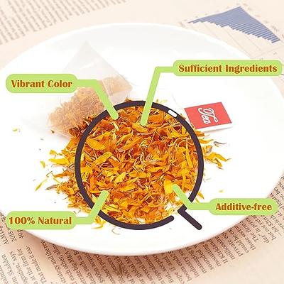 FullChea - Dried Calendula Flowers Tea, 30 Teabags, 1.5g/bag - Premium  Calendula Tea For Skin Health & Support Wellness - Non-GMO - Caffeine-free  - Natural Calendula Herbs - Yahoo Shopping