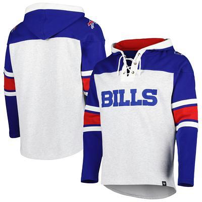 Buffalo Bills Antigua Victory Pullover Hoodie - Heathered Gray