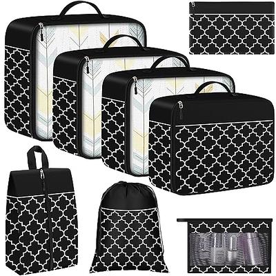 Easortm Packing Cubes for Suitcases 11 Set, Travel Organizer Bags