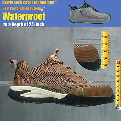 Waterproof Steel Toe Shoes Men Lightweight Composite