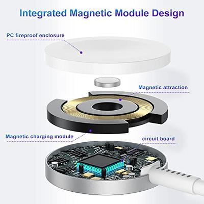 𝟐𝟎𝟐𝟒 𝐔𝐩𝐠𝐫𝐚𝐝𝐞𝐝 for Apple Watch Charger Magnetic Fast Charging  Cable [Portable] Magnetic Wireless Charging Compatible with iWatch Series