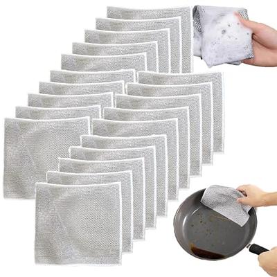 Multipurpose Wire Dishwashing Rags for Wet And Dry, 2024 New Double Layer  Multifunctional Non-Scratch Wire Dishcloth, Wire Dishwashing Rag, Cast Iron  Scrubber, Microfiber Dish Cloths(6 PCS) - Yahoo Shopping