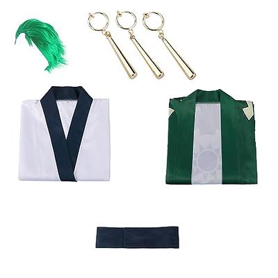 One Piece Roronoa Zoro Costume Cosplay Set Uniforme Halloween