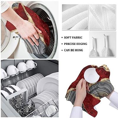 Thickened Dish Towel, Hanging Hand Towels, Kitchen Rag With Hanging Loop,  Bathroom Hand Towels - Temu