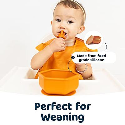 PandaEar 3 Pack Baby Bowls with Suction| Stay Put Silicone Food Bowl for  Babies Kids Toddlers Infants| Food Grade Soft Safe BPA-Free Silicone