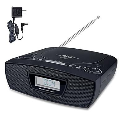 MEGATEK Portable CD Player Boombox with FM Radio, Bluetooth, and