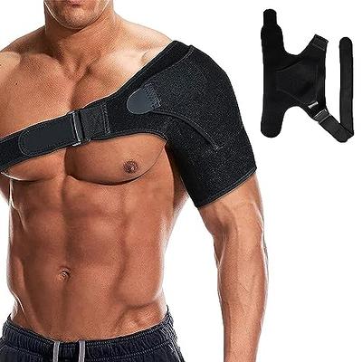 Wonder Care Left Right Shoulder Immobilizer Arm Sling Elastic Brace for  Clavicle Collar Bone Dislocation Subluxation Shoulder stabilizer  Compression Brace After Rotator Cuff Surgery - Yahoo Shopping