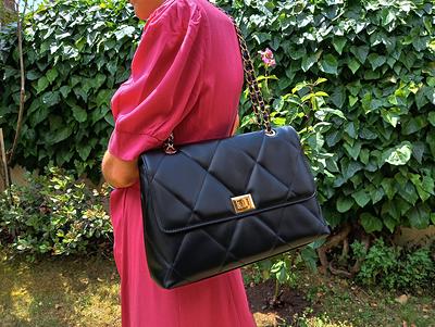 Geometric Pattern Phone Bag, Women's Fashion Flap Chain Shoulder Bag,  Stylish Faux Leather Crossbody Bag 