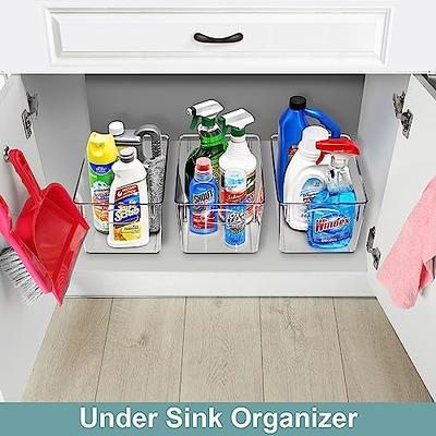 Sorbus Cleaning Supplies Organizer - Clear Containers for Organizing  Cleaning Supplies Under the Sink - Clear Bins for Organizing Kitchen and  Bathroom Essentials - Clear Plastic Storage Bins (2 Pack) - Yahoo Shopping