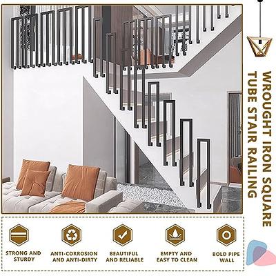 Handrail Stairs Railing Fits 1 Steps, U-Shaped Hand Rails Picket