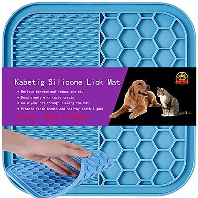 MateeyLife Licking Mat for Dogs and Cats, Premium Lick Mats with Suction  Cups for Dog Anxiety Relief, Cat Lick Pad for Boredom Reducer, Dog Treat Mat  Perfect for Bathing Grooming etc. 