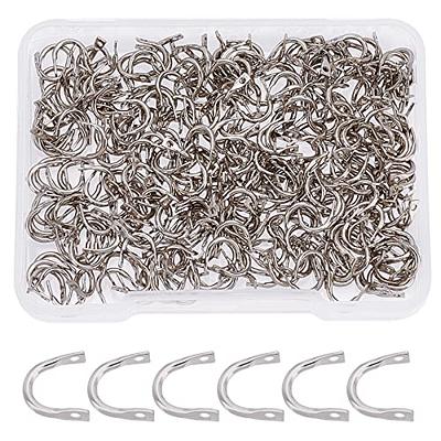 SUPERFINDINGS 300Pcs Fishing Spinner Clevis U Shaped Spinnerbait