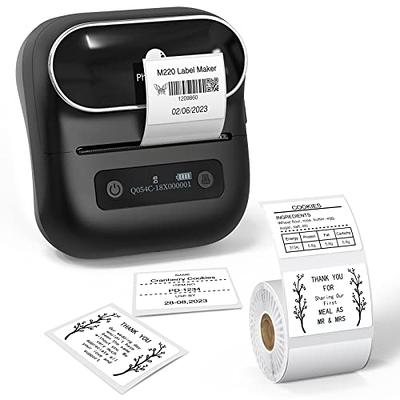 Phomemo M220 Label Maker, Bluetooth Barcode Label Printer, Thermal Sticker  Maker Machine for Barcode, Address, Tag Labeling, Compatible with Phone &  Laptop - Yahoo Shopping