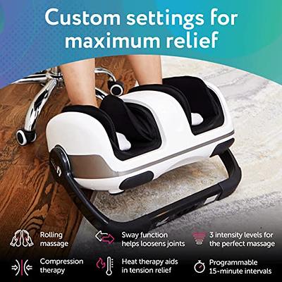 Cloud Massage Shiatsu Foot Massager for Circulation and Pain Relief - Foot  Massager Machine for Relaxation, Plantar Fasciitis Relief, Neuropathy, Heat  Therapy - FSA/HSA Eligible (White - No Remote) - Yahoo Shopping