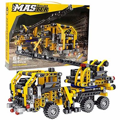 Prociv Stem Building Toys for Kids 8 9 10 11 12+ Year Old, 371 PCS Metal  Building Construction Model kit, Engineering Building Blocks DIY  Educational Collectible Art Gifts (Forklift) 