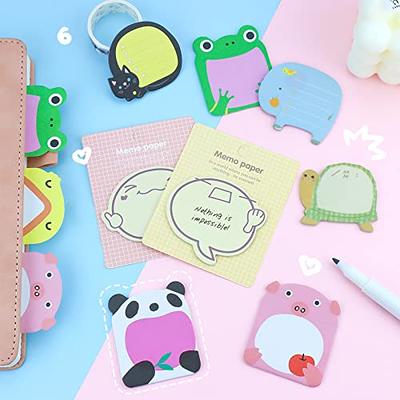 Animal Self Sticky Notes Set, 16 Pads Cute Animals Sticky Post Notes,  Cartoon Sticky Notes For Office Memo