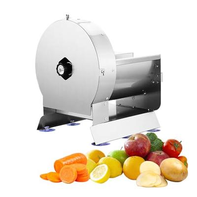 Newhai Upgraded Electric Potato Slicer Commercial Onion Sweet Potato  Slicing Machine Cabbage Shredder Vegetable Fruit Cutter 0-0.4'' Stainless  Steel