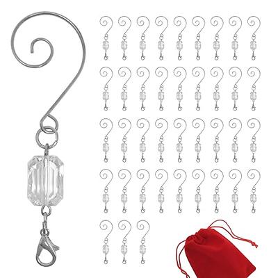 100 Pack S Hooks Small 1 Inch Metal S Hooks for Hanging Plants Mini  Ornament Hooks Black S Shaped Hooks Christmas Ornament Hangers Jewelry Hooks