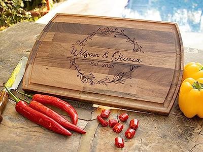 Custom Engraved Cutting Board  Personalized Cooking Gifts - Forest Decor