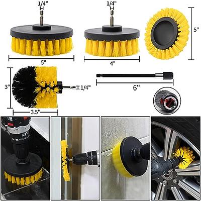 Drill Brush Attachment Set Power Scrubber Brush + Extend - Temu