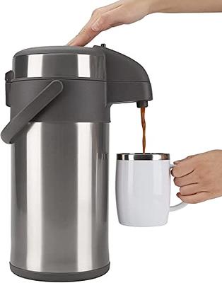 MegaChef 3L Stainless Steel Airpot, Hot Water Dispenser for Coffee and Tea