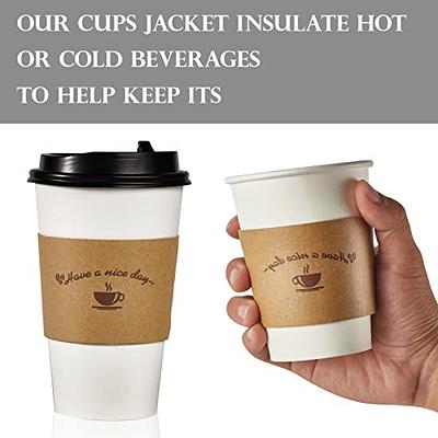 Insulated Cardboard Paper Christmas Coffee Cup Sleeves