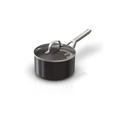 HexClad Hybrid Nonstick 3-Quart Saucepan with Tempered Glass Lid