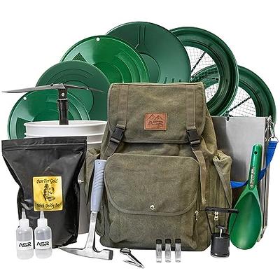 ASR Outdoor Complete Sluice Box Gold Prospecting Kit Classifier Pan