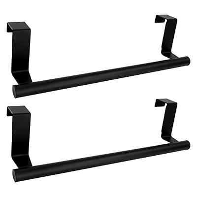 Unlorspy 2 Pack Stainless Steel Towel Rack for Cabinet, Over Cabinet Towel  Bar, 9.25 Kitchen Cabinet Towel Holder for Bathroom and Kitchen (Black) -  Yahoo Shopping