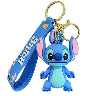 Herstar Stitch Merchandise Stuff Gift Set, Stitch Anime Drawstring Bag, Keychain, Keychain Lanyard, Purse, Bracelets