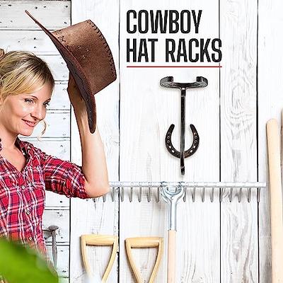 A.J. Boone Cowboy Hat Rack - Set of 2 Decorative Wall-Mounted