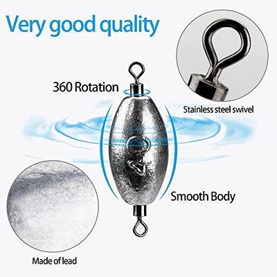 Fishing Sinkers, 360° Rotation Fishing Weights, Easy To Operate