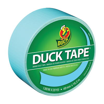 Duck Brand Duck Printed Duct Tape, 6-Roll, Black/Yellow Stripes