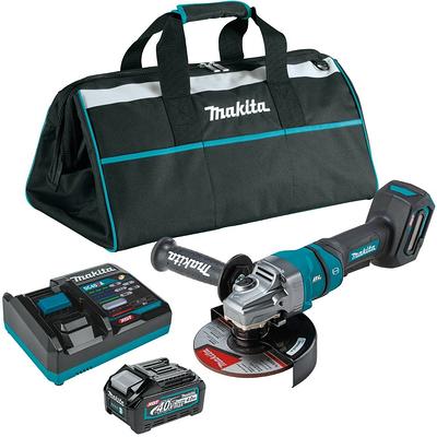 Makita 40V Max XGT Brushless Cordless 4-1/2/5 in. Angle Grinder with  Electric Brake (Tool Only) GAG01Z - The Home Depot