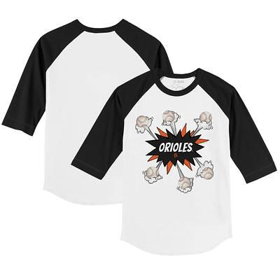 Youth Tiny Turnip White/Black Philadelphia Phillies Stacked Raglan 3/4  Sleeve T-Shirt - Yahoo Shopping