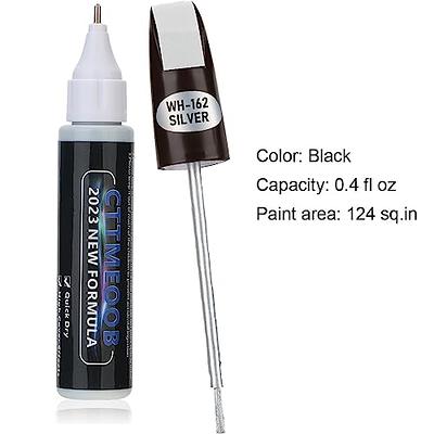 Touch Up Paint, Automotive Scratch Repair Two-In-One Touch Up Paint Pen,  Quick and Easy Solution to Repair Minor Scratches for Cars, Black, 0.4 fl oz