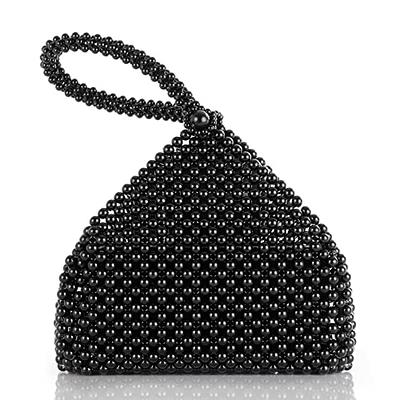 Small Sequins Sparkling Evening Clutch Bag,Clutch Purses for Women Wedding  Party Evening Handbags (black): Handbags