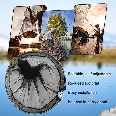 EOHMAK Folding Fishing Brail Landing Nets Fishing Dredge Net Lightweight  Fishing Landing Net Head for Outdoor Fishing Accessories 50CM / 19.68 inch  - Yahoo Shopping